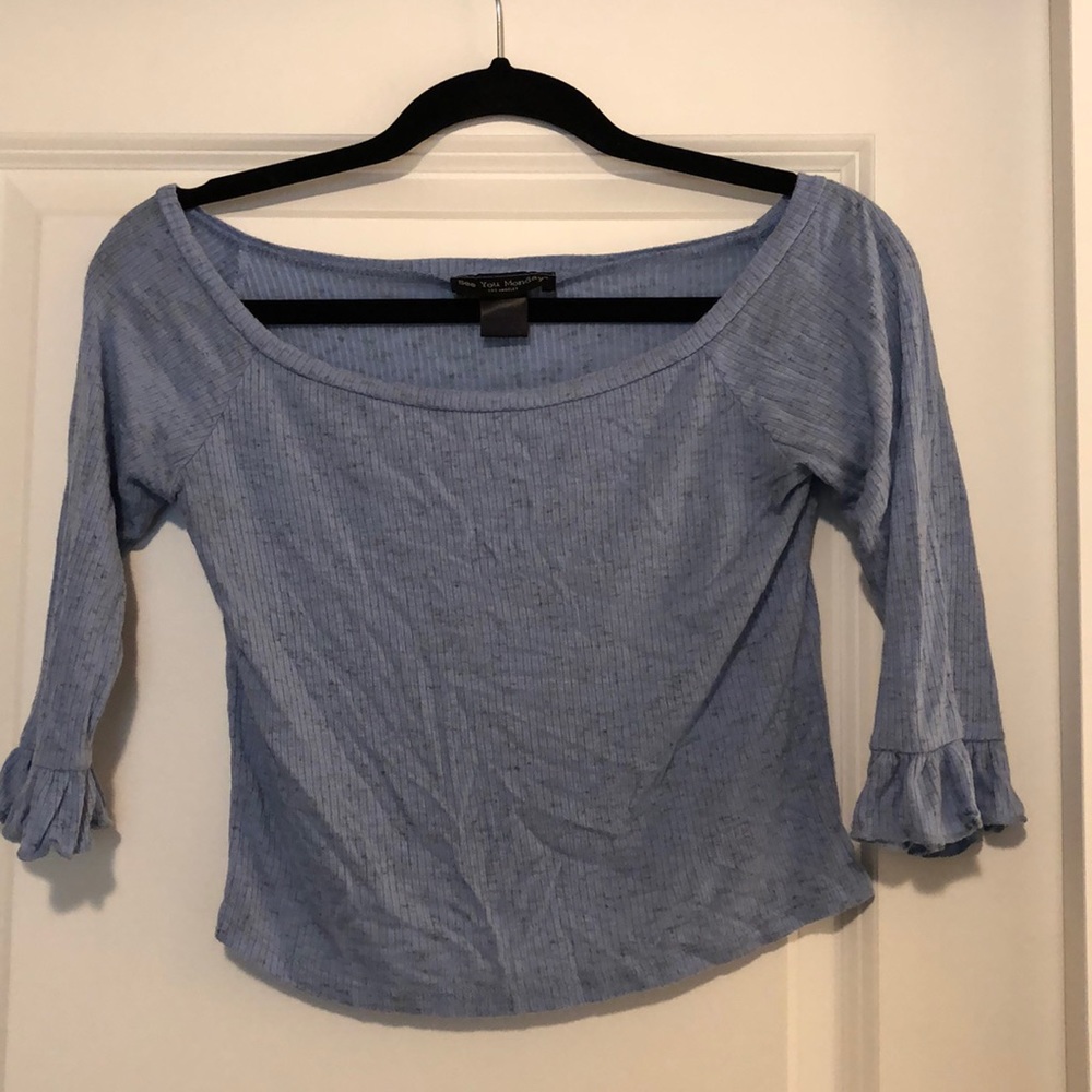 Off-the-Shoulder Crop Top